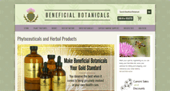 Desktop Screenshot of beneficialbotanicals.com